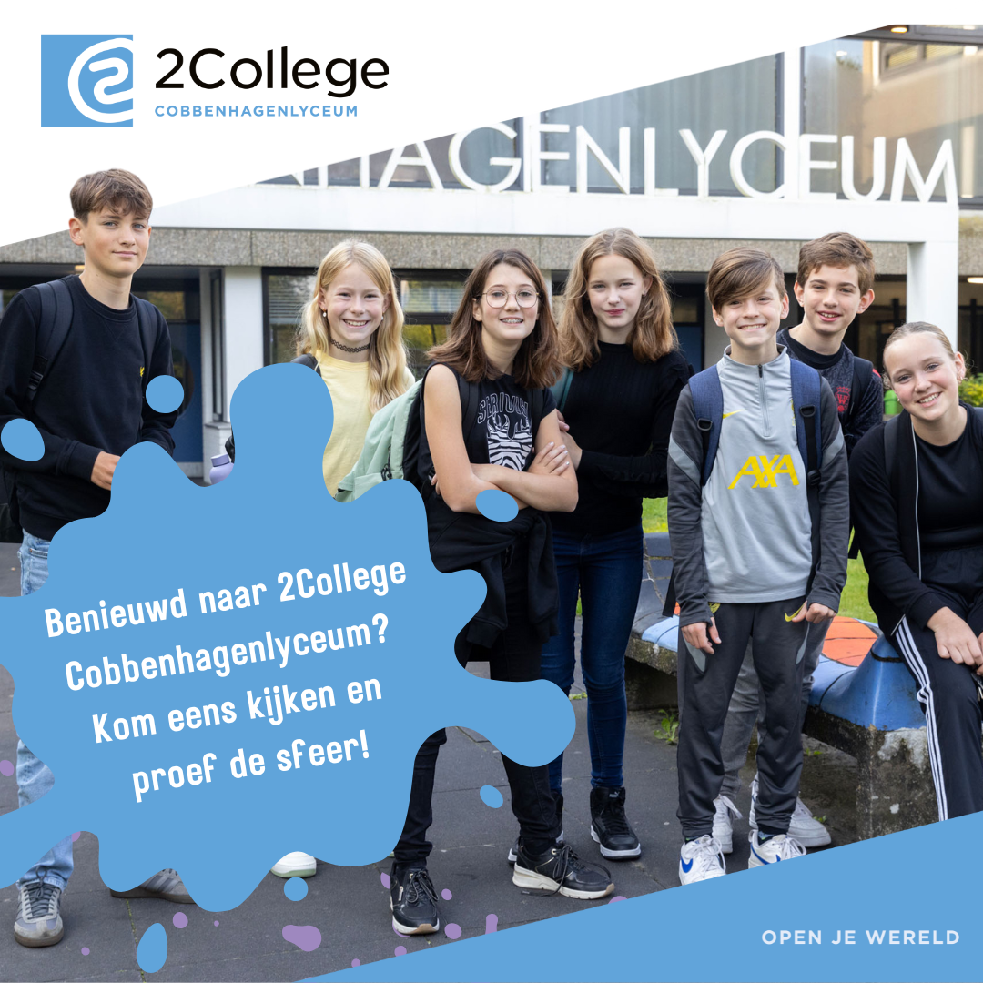 Kom kennismaken - Cobbenhagenlyceum | 2College